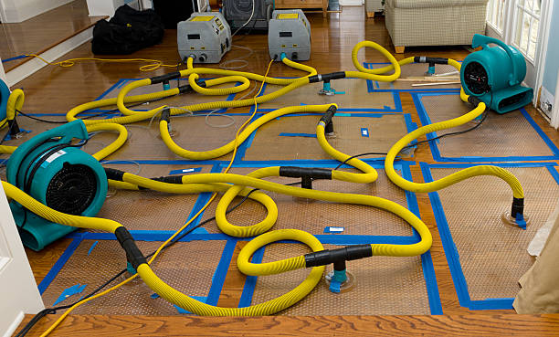 Professional Water Extraction technician working in Great River, NY